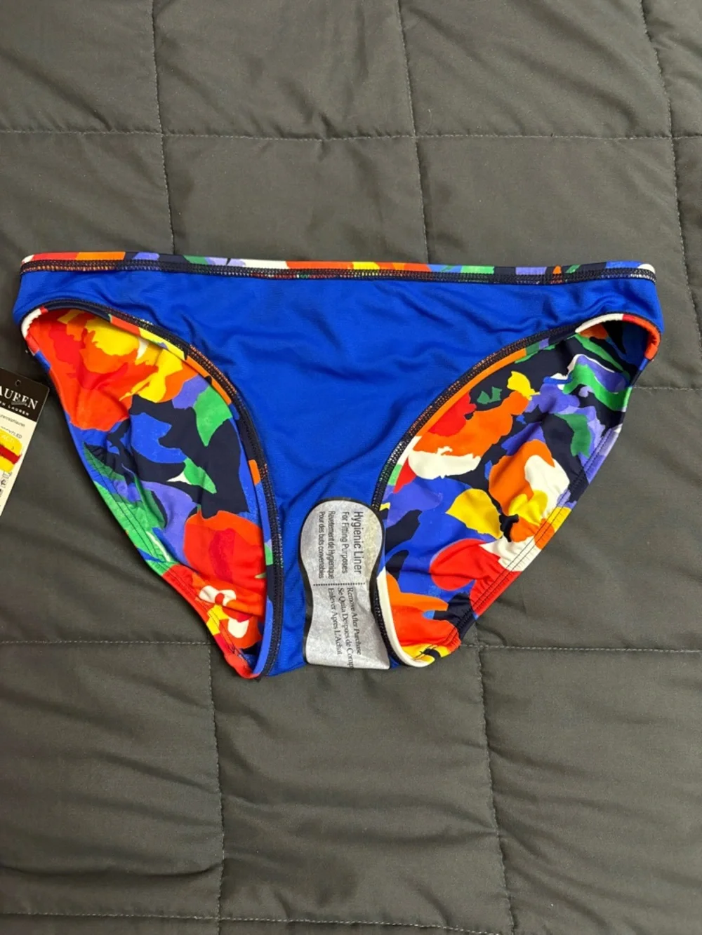 LAUREN RALPH LAUREN Floral Bikini Bottoms - Size: 6 - NWT